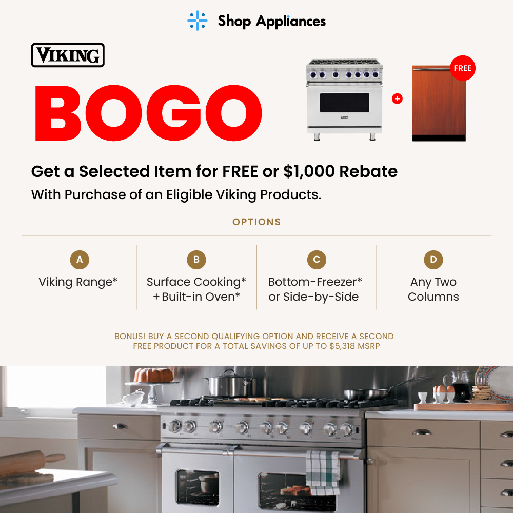 Viking Dream Kitchen Savings Event - Free Product when You Buy Option A or C - January 2026